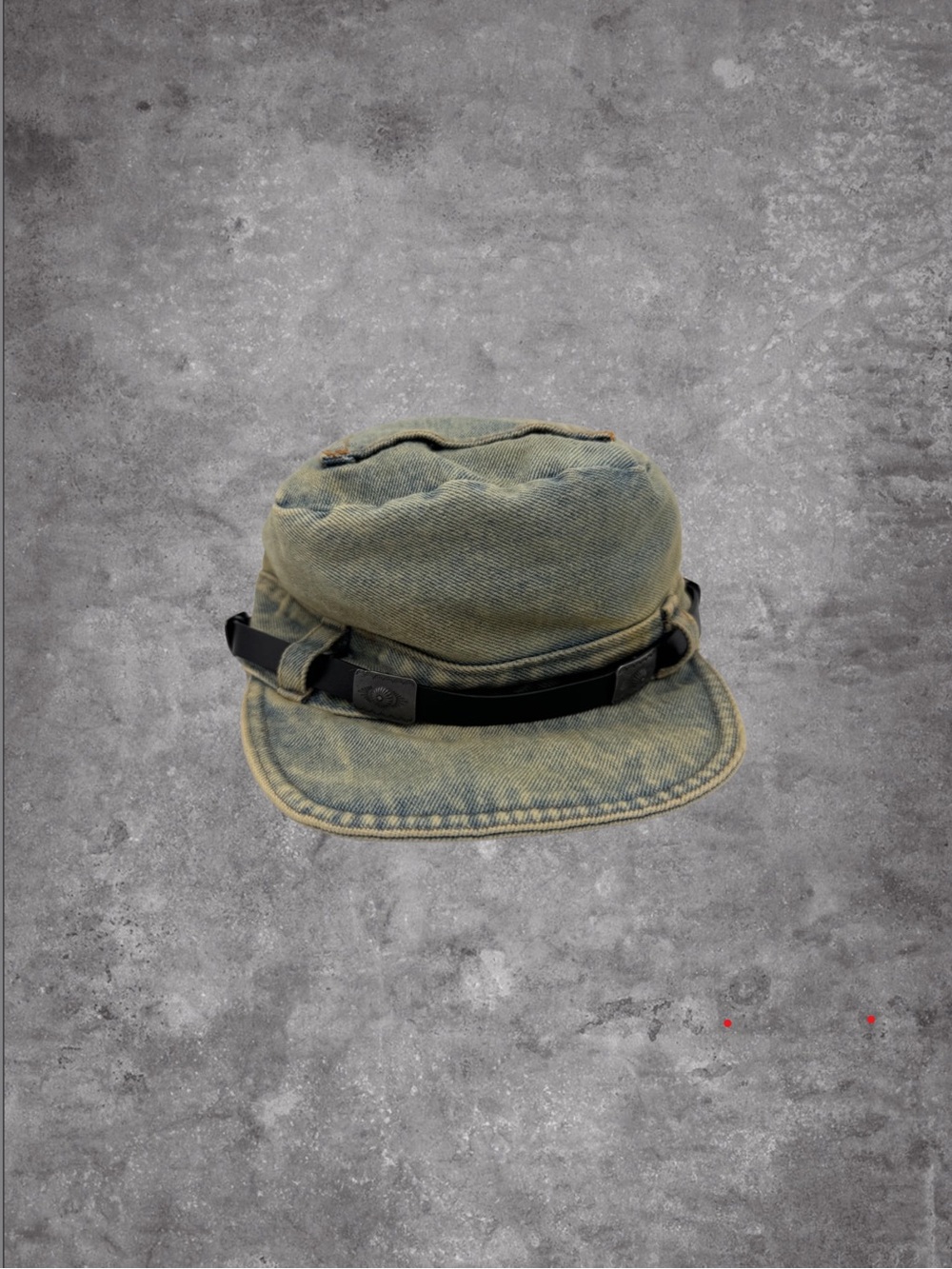 Free People Washed Denim Cadet Hat